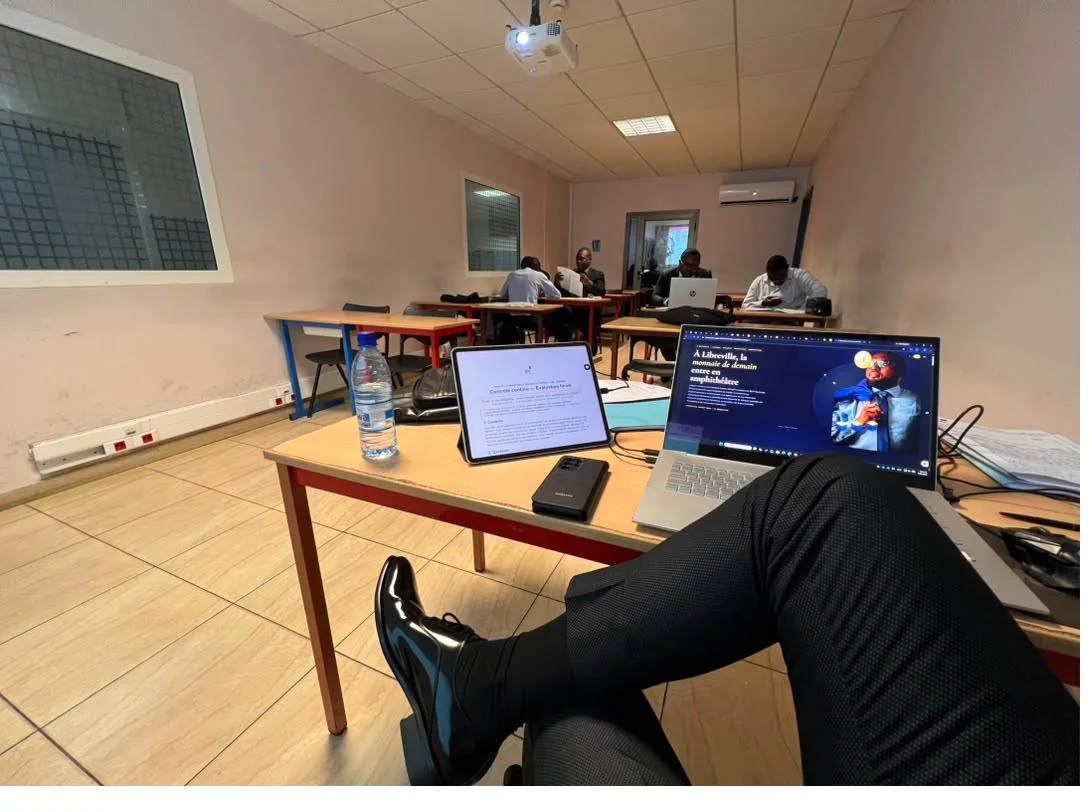 La salle de cours — cadres bancaires en formation